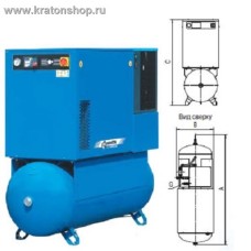 Компрессор винтовой Remeza ВК10E-10-500Д