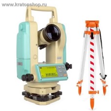 Электронный теодолит RGK T-05 (лазерный отвес) + поверка + штатив RGK