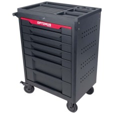 Тележка инструментальная OPTIMUS OPT-717P с набором инструмента