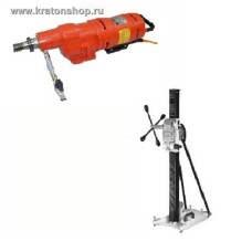 Установка алмазного бурения WEKA DK 32 + стойка (штатив) для алмазного бурения Longdia XXL