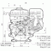 Двигатель бензиновый Grost GX 270 RE с редуктором, аналог HONDA